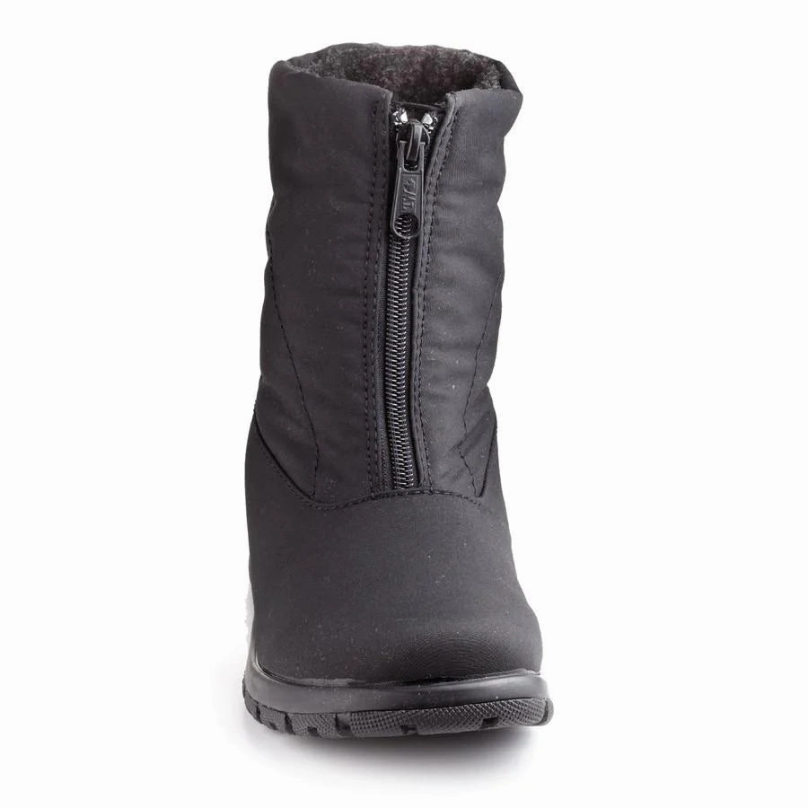 Comfortable Padding Ski Resort Visitor Women's Magic Front Zip Boot
