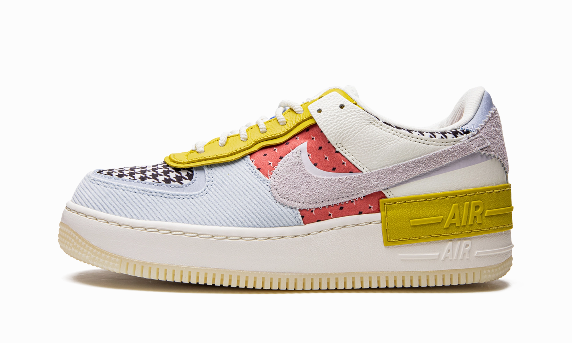 AIR FORCE 1 SHADO MNS WMNS "Multi-Print" Compression Molded Midsole