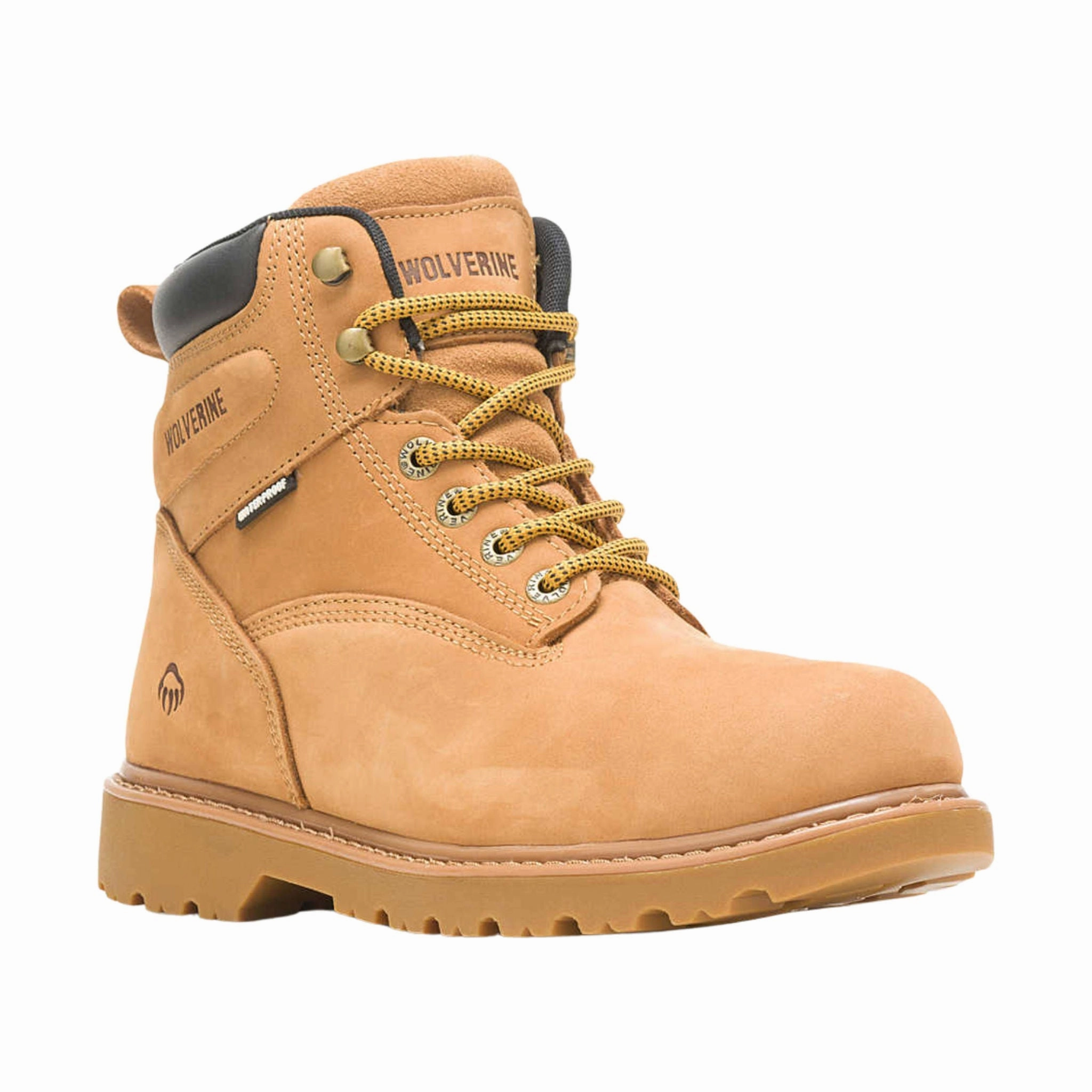 Wolverine Men's Floorhand Waterproof 6 Inch Soft Toe Work Boots - Wheat Reinforced Form Work Commute