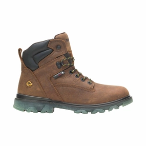 Low Profile Windy Weather Wolverine Men's I-90 EPX Waterproof Soft Toe Work Boots - Sudan Brown