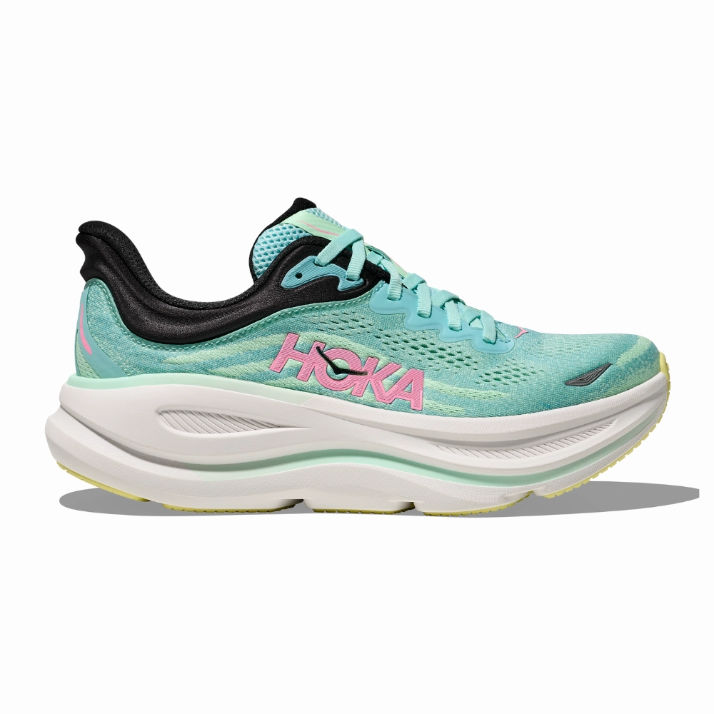 Women's Bondi 9 - Blue Spark / Mint Fluorite Multi Density Midsole