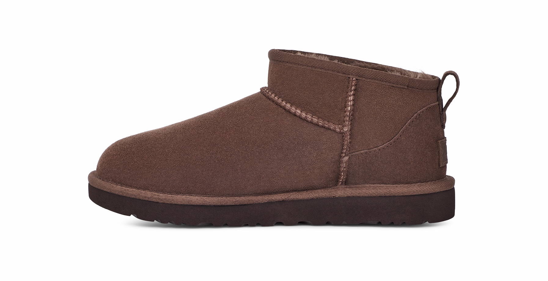 Non Slip Tread Pattern Women's Classic Ultra Mini - Burnt Cedar