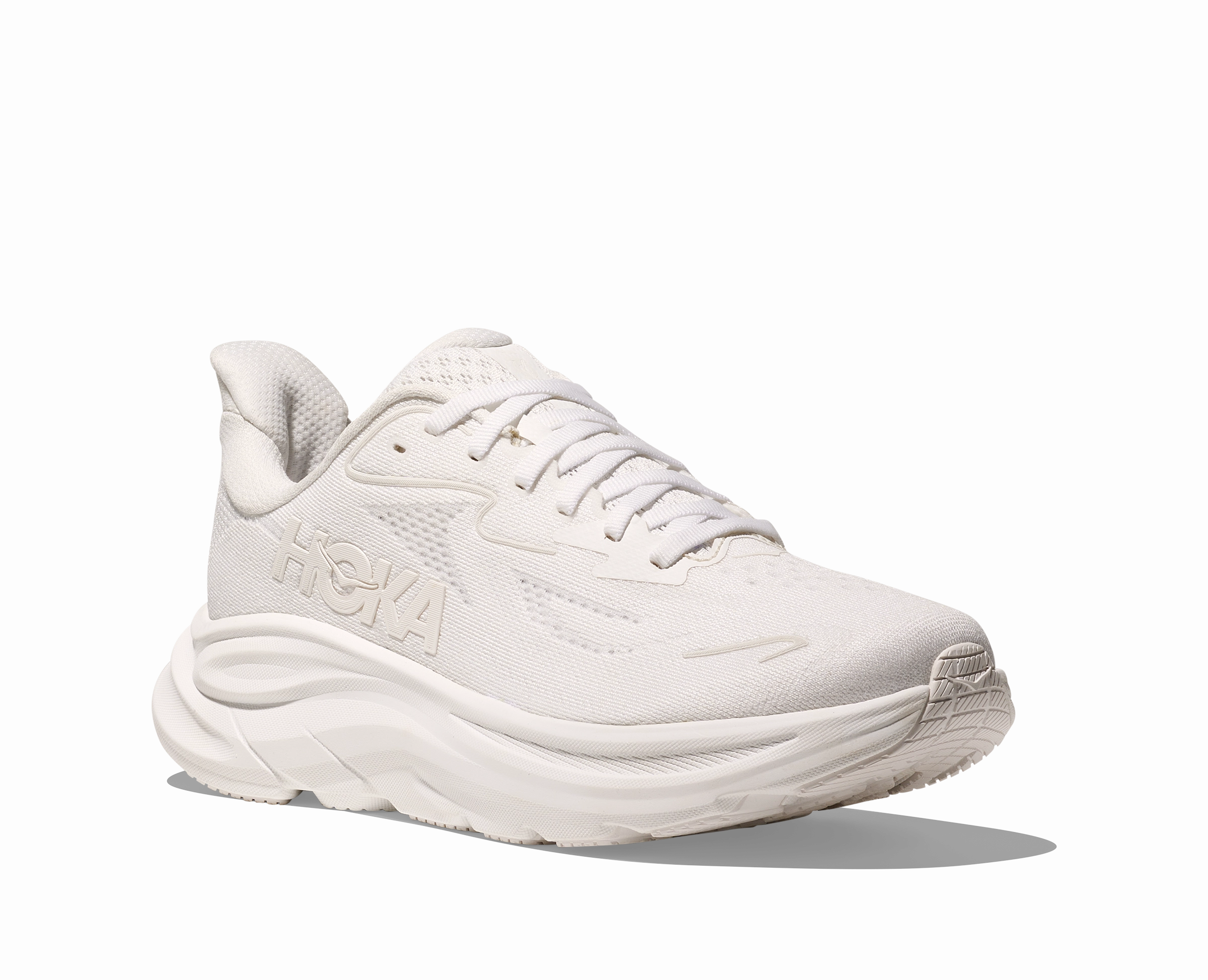 Women's Clifton 10 - White / White Blown Rubber Traction Molded TPU Stabilizer