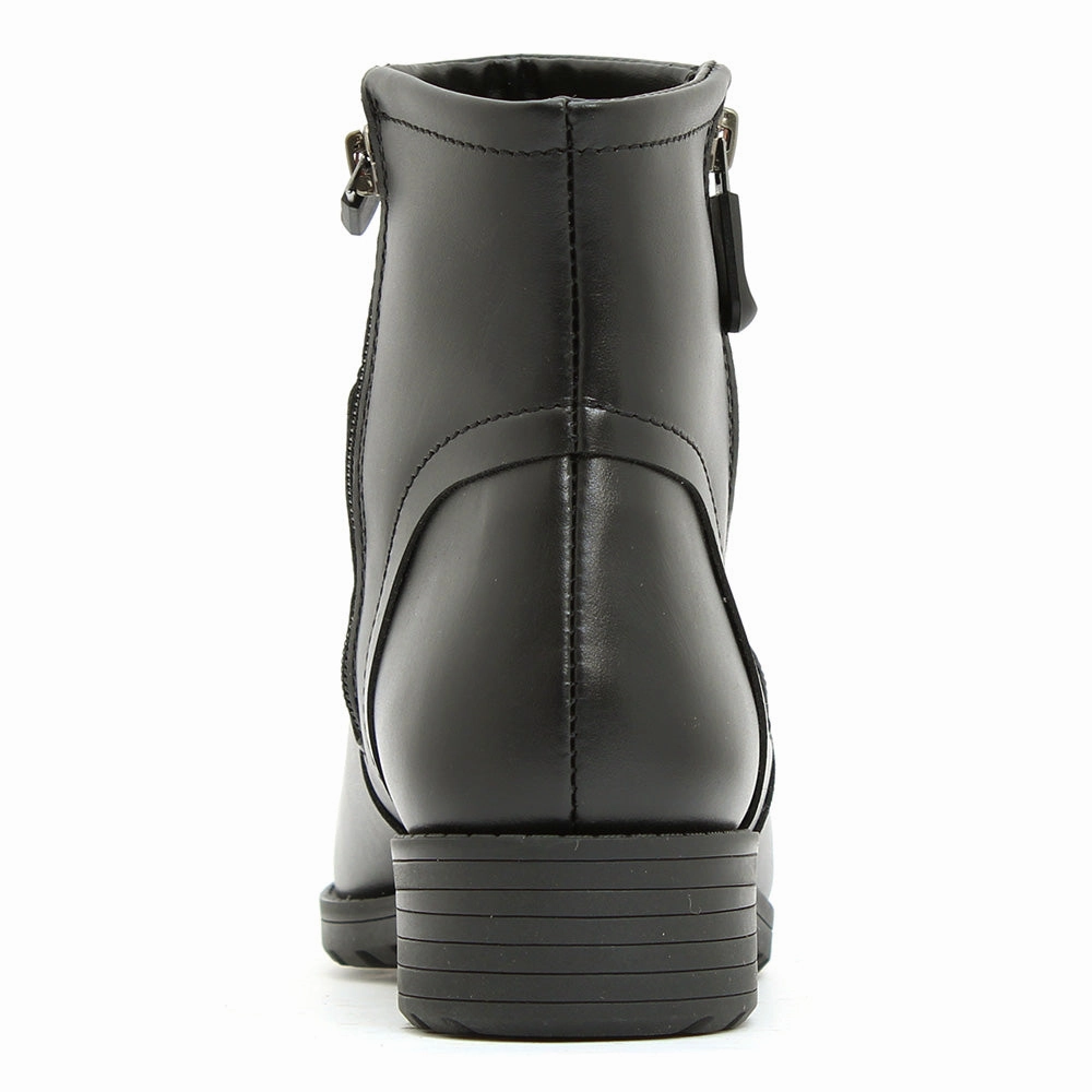 Women's Douvres Boot Black Walk Support Anti Puncture Design