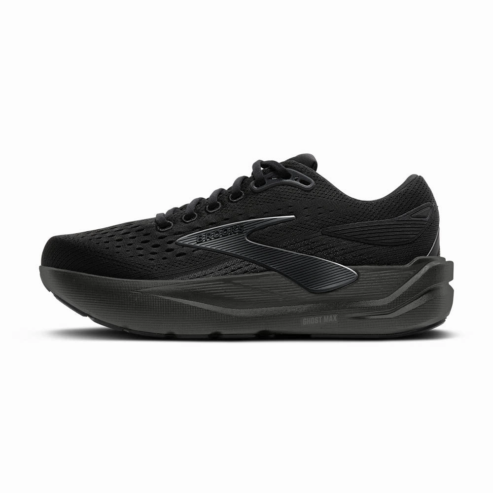 Women's Ghost Max 3 - Black / Black / Ebony Bounce Back Tech