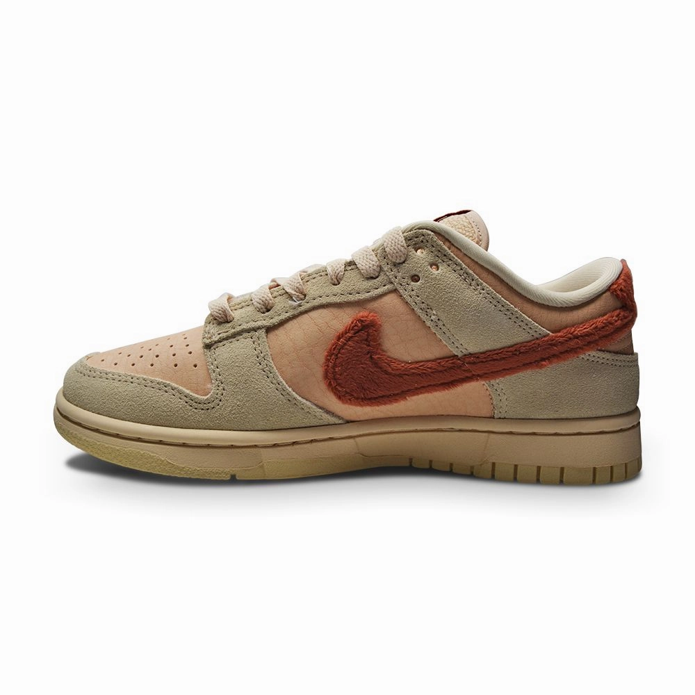 Lined Inside Womens Nike Dunk Low - DZ4706 200 - Shimmer Mars Stone Sandrift