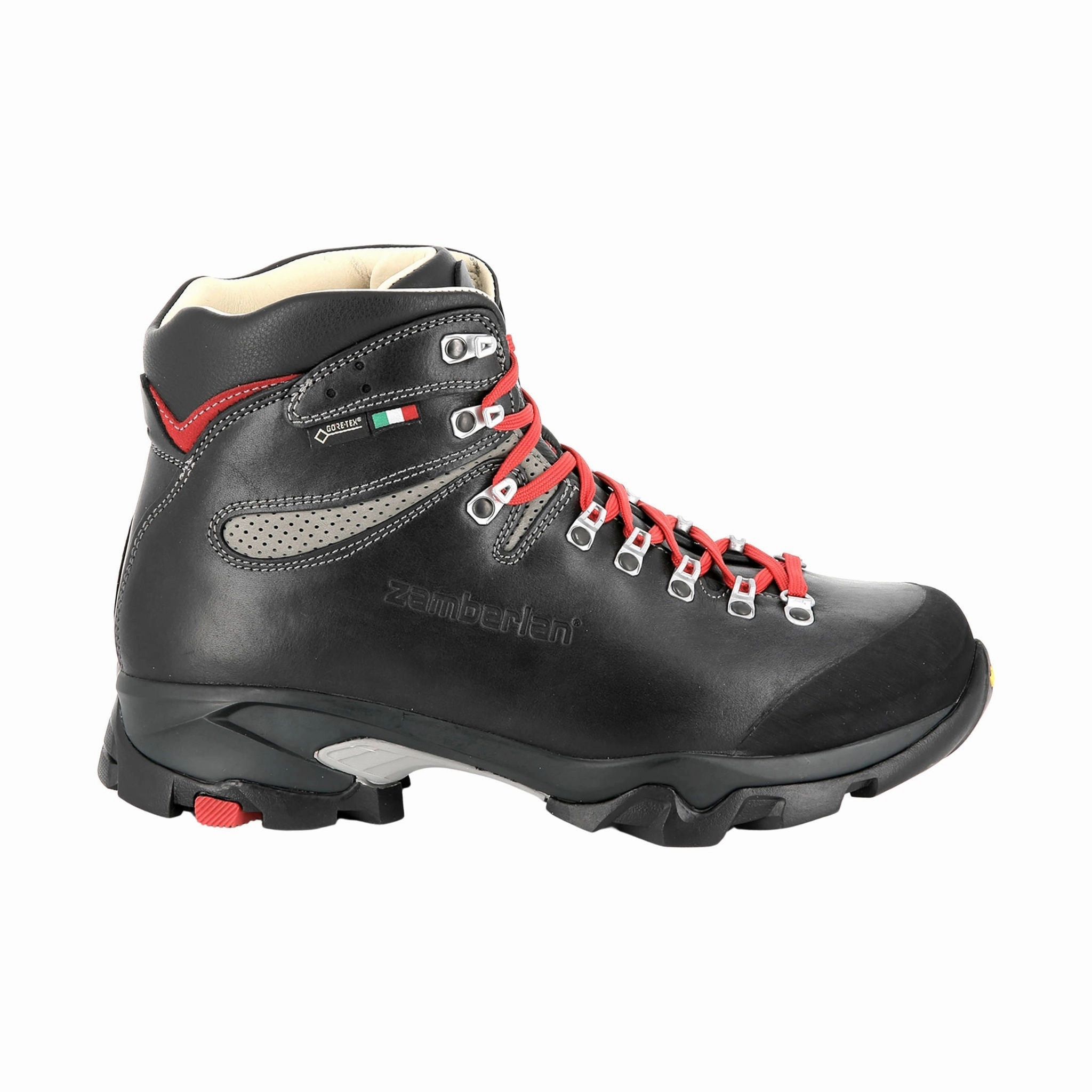 Crisp Edge Zamberlan Men's Vioz Lux GTX RR Hiking Boots - Black Waxed