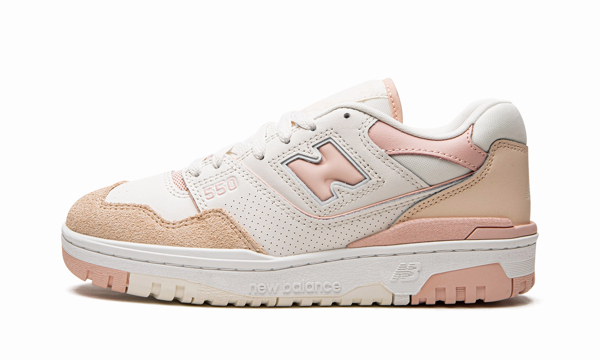 550 WMNS "White Pink" chemical - resistant